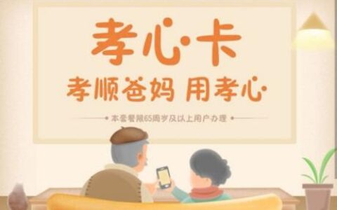 电信孝心卡月资费19元/月，全国语音通话100分钟