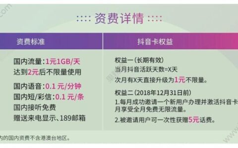 抖音上的流量卡是真的吗 有套路吗