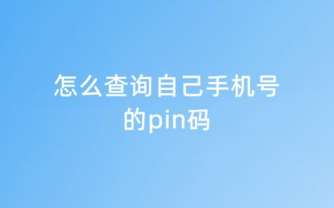 手机PIN码是什么？