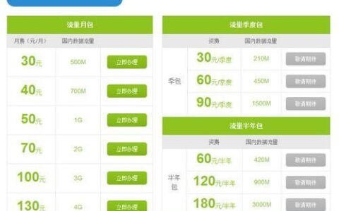 中国移动有没有无限流量的套餐