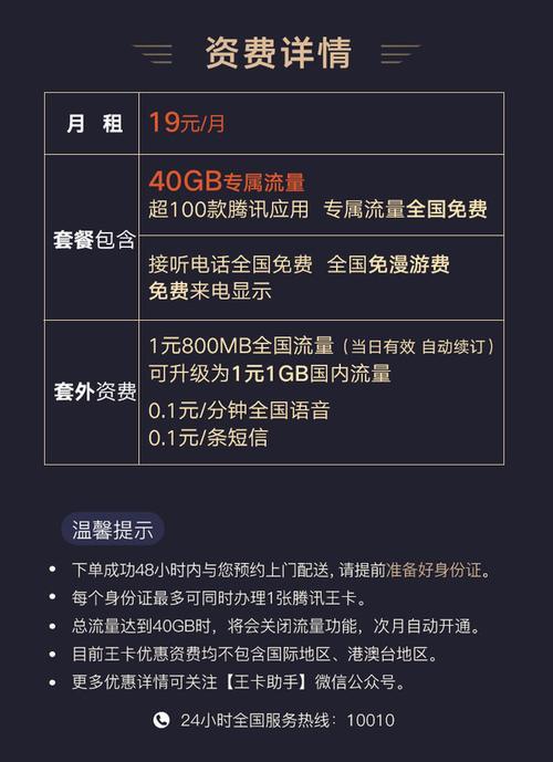 2023年大王卡月租多少钱？详细介绍