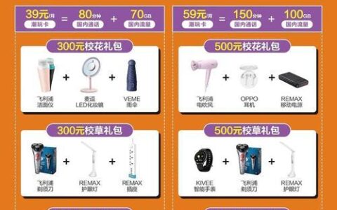 动感地带潮玩卡联名版59元档：年轻人专属的潮流套餐