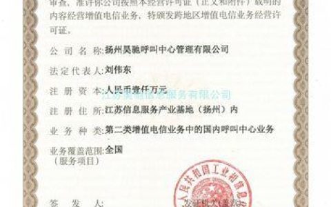 第二类增值电信业务营业范围详解