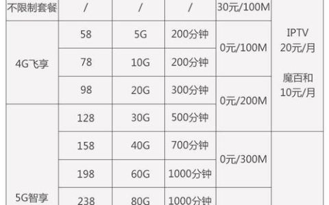 移动宽带300M多少钱一个月？