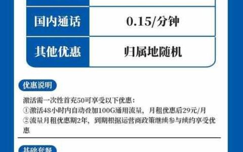 河南联通29元套餐介绍，流量多、通话省