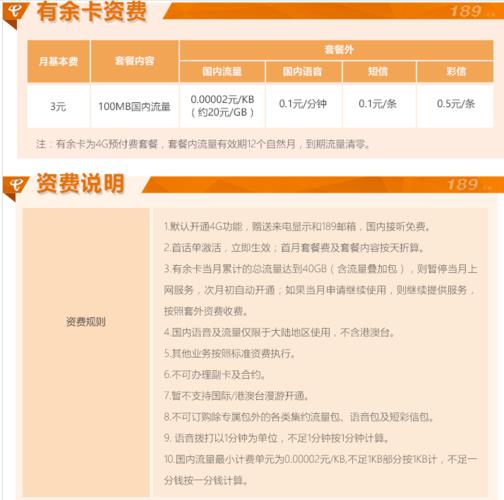 电信的流量怎么收费？
