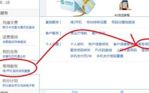 中国移动客服密码是什么？如何查询和重置？
