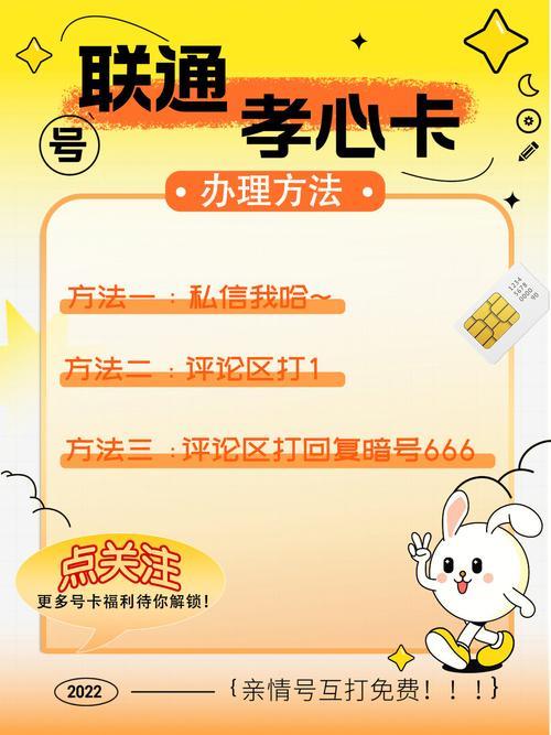 联通孝心卡申请入口：为父母办理专属优惠套餐