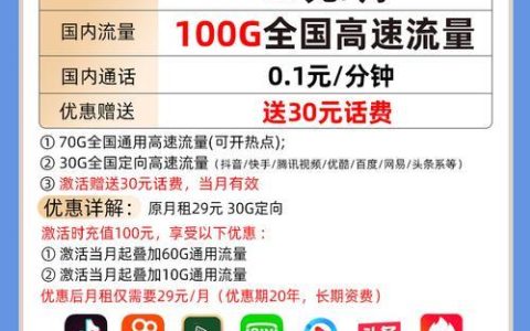 星卡流量版29元：低价高性价比，满足日常上网需求