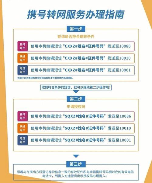 联通卡携转移动：流程、条件、注意事项