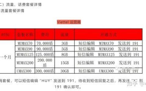 越南长期流量卡选购指南