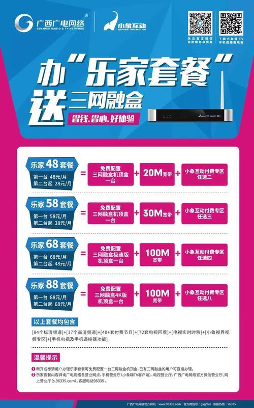 绵阳广电网络套餐介绍