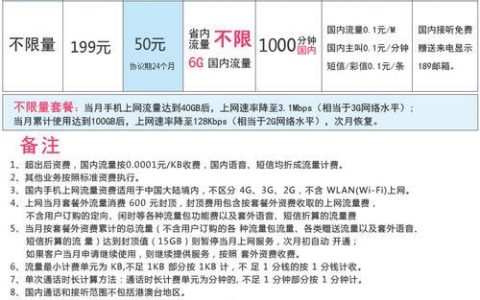 不打电话只用流量的套餐：满足你的上网需求
