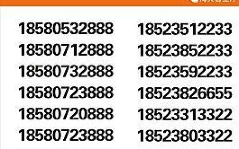联通选靓号网：轻松挑选你的专属号码