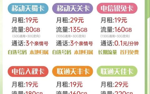 手机卡带流量的哪个合适？选卡指南助你避免踩坑