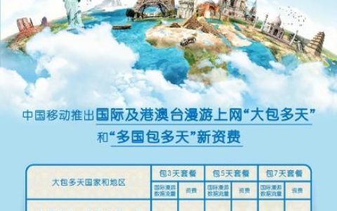 流量包移动：更灵活更实惠的国际漫游选择