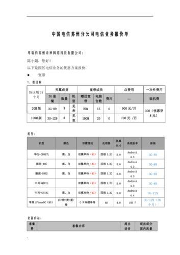 包头电信宽带套餐价格表（2024年6月更新）