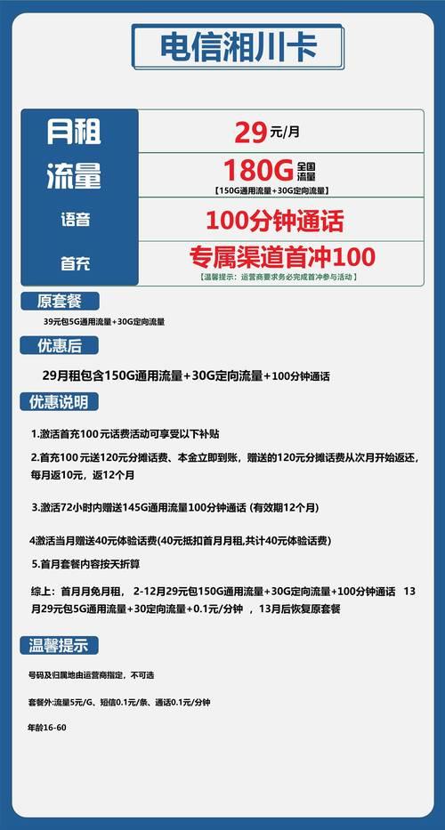 电信29元套餐深度解析：超值流量，畅享通信！